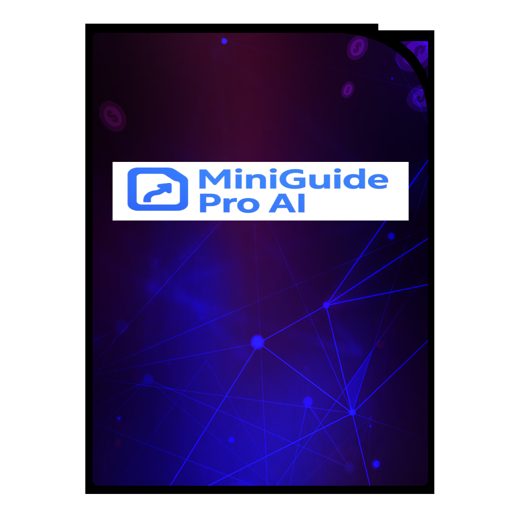 "MiniGuideProAI MMO digital product for making money online fast with AI-powered marketing tools"

If you want it a bit longer or more descriptive in MMO style, just tell me!